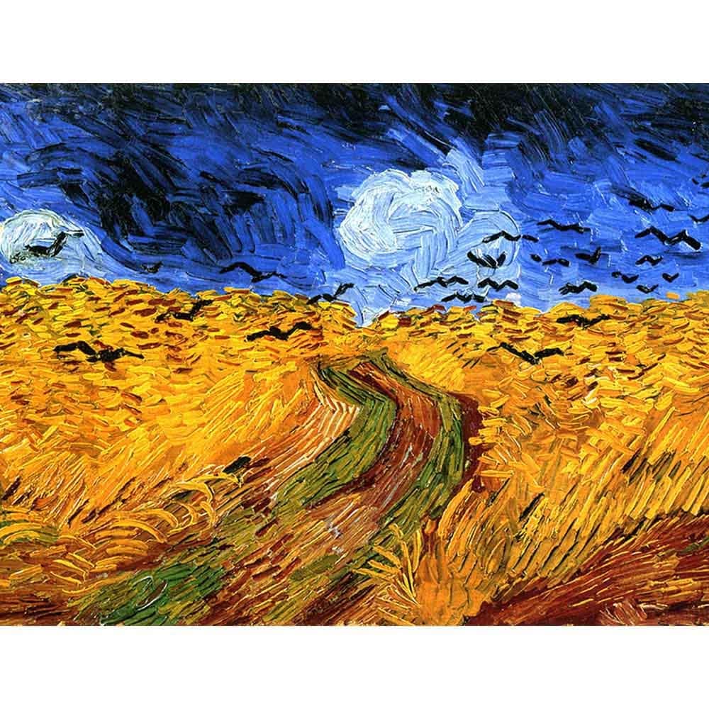 カラスのいる麦畑 【20号】 フィンセント・ファン・ゴッホ 【 額縁が