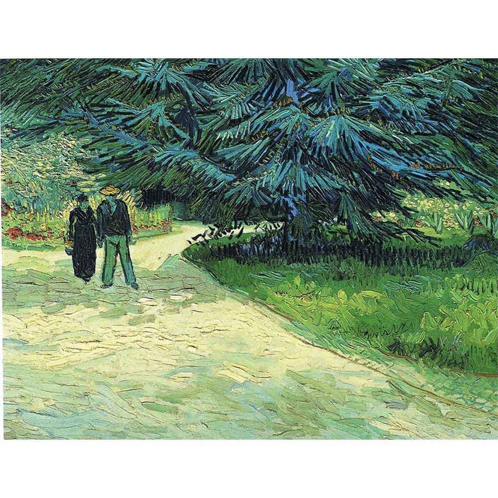 公園、恋人とモミの木 【10号】 フィンセント・ファン・ゴッホ 【 額縁
