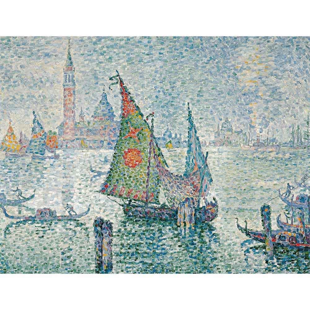 緑の帆 【10号】 ポール・シニャック 【 額縁が選べる 額入り 複製画