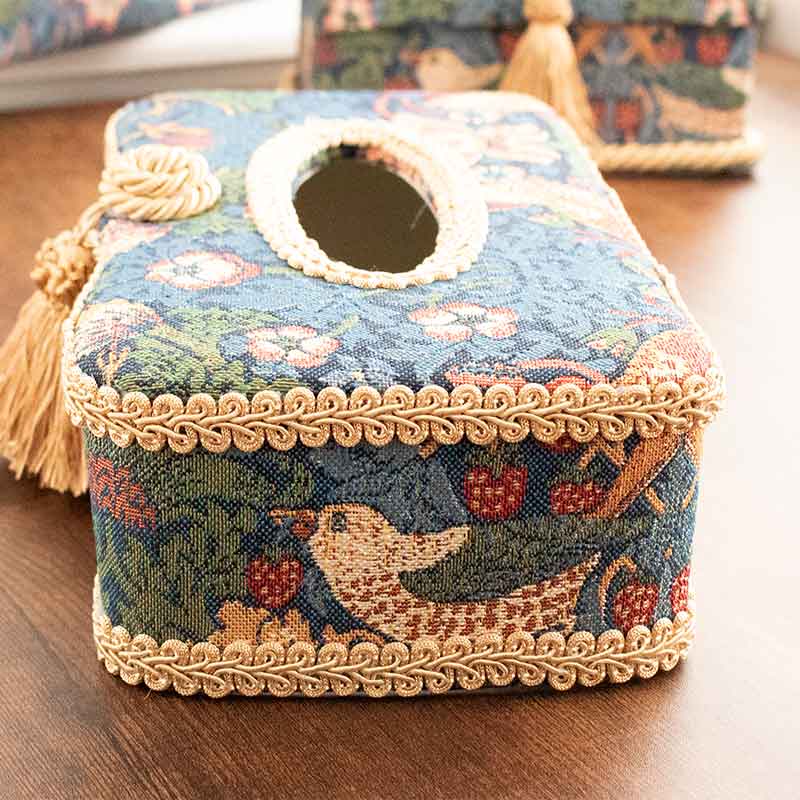 ジェニファーテイラー いちご泥棒 ティッシュケース｜欧風雑貨のお店