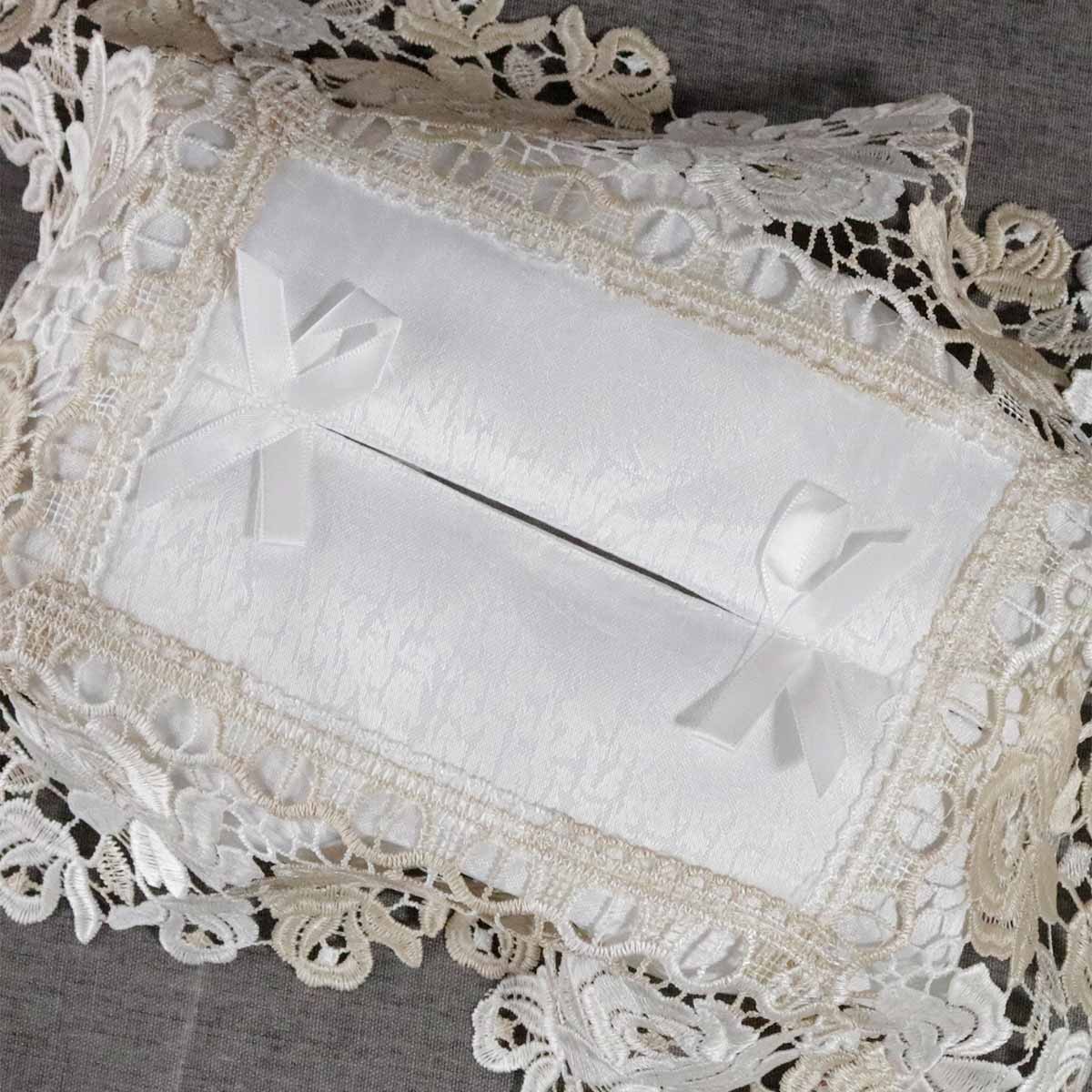 フレンチレース ティッシュケースカバー