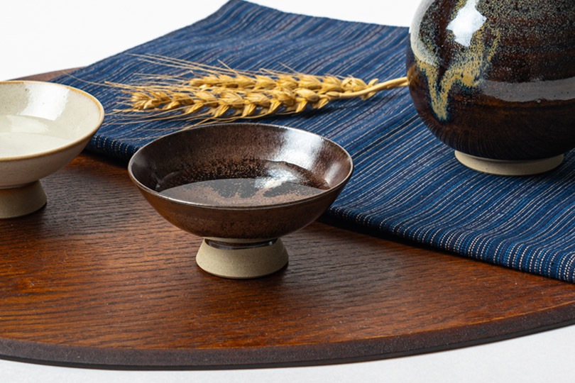 高取焼宗家 黒田盃(黒錆) | メーカー,高取焼宗家 | 縁器屋(えんぎや