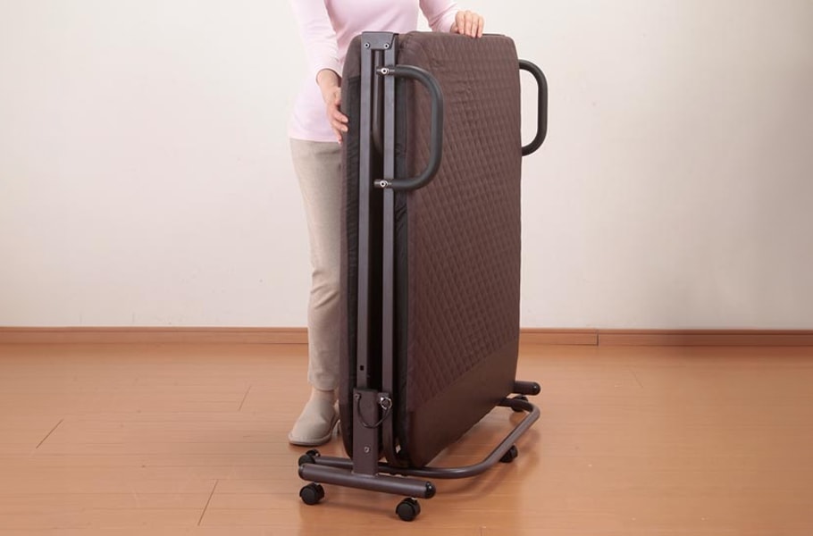 収納式リクライニングベッド DX BR シングル｜ファミリー・ライフ公式通販