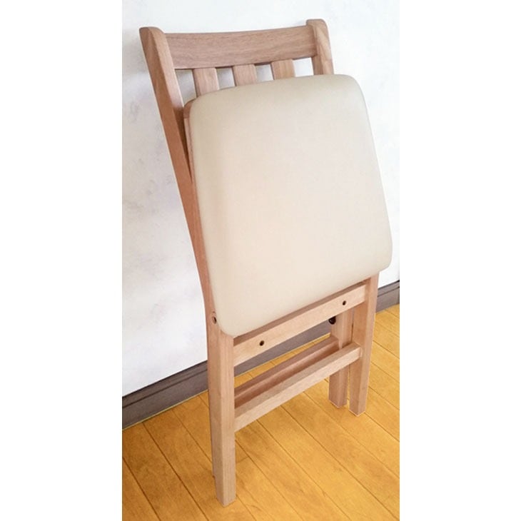 天然木折りたたみ式ダイニングチェア 2脚組 TAN-833｜ファミリー