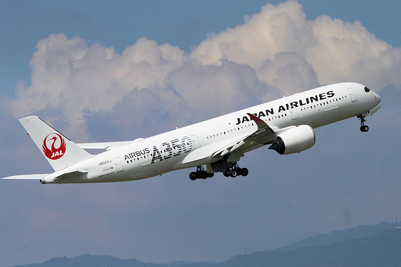 AIRBUS A350（ブラック）JAL（日本航空） A350-900 JA02XJ