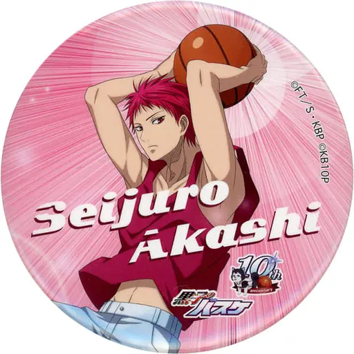 黒子のバスケ 10周年赤司征十郎 ホログラム スペシャルくじ梅田展 缶バッジ