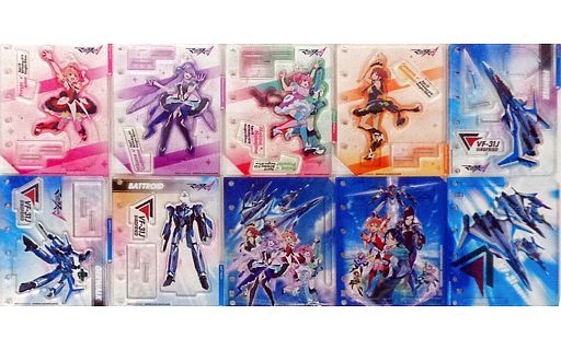 Full Set) Macross Delta - Acrylic stand (全10種セット アツメイター