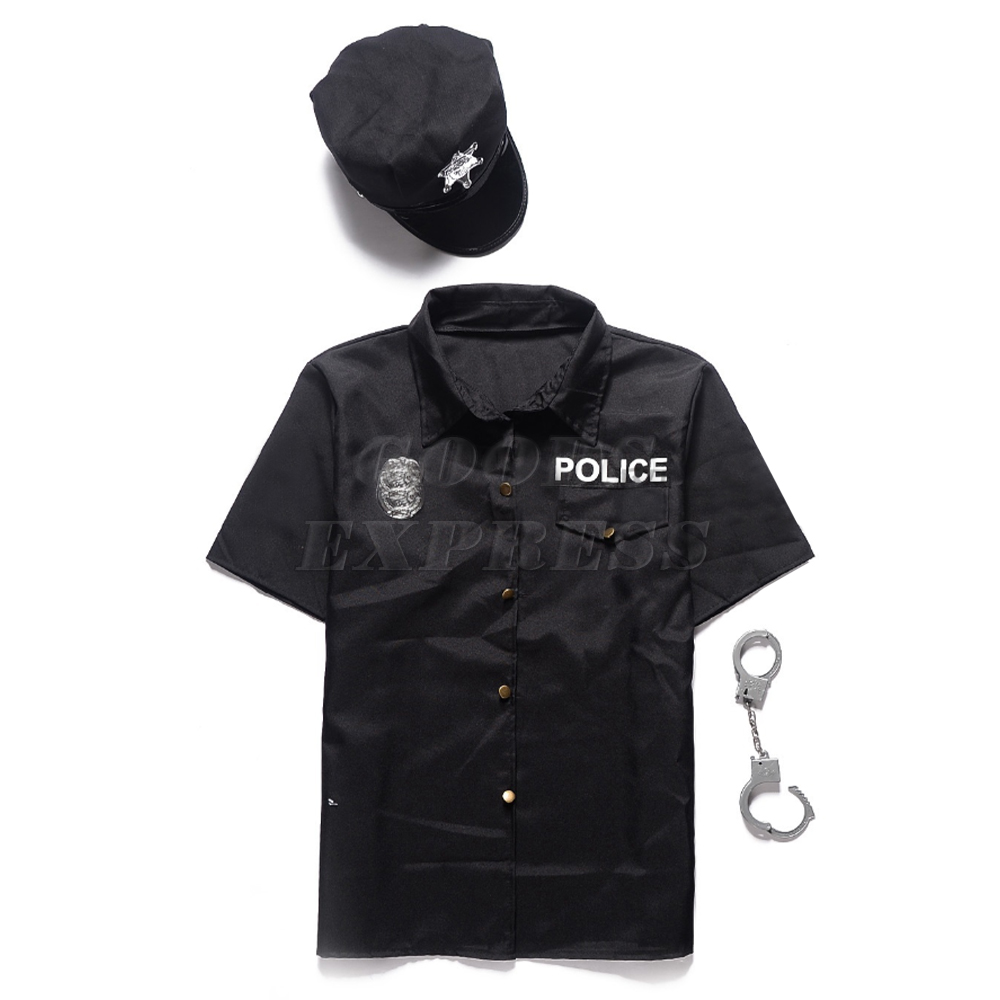 ポリス 警察官 シャツ なりきりコスプレ メンズ ハロウィン 仮装 | 卸
