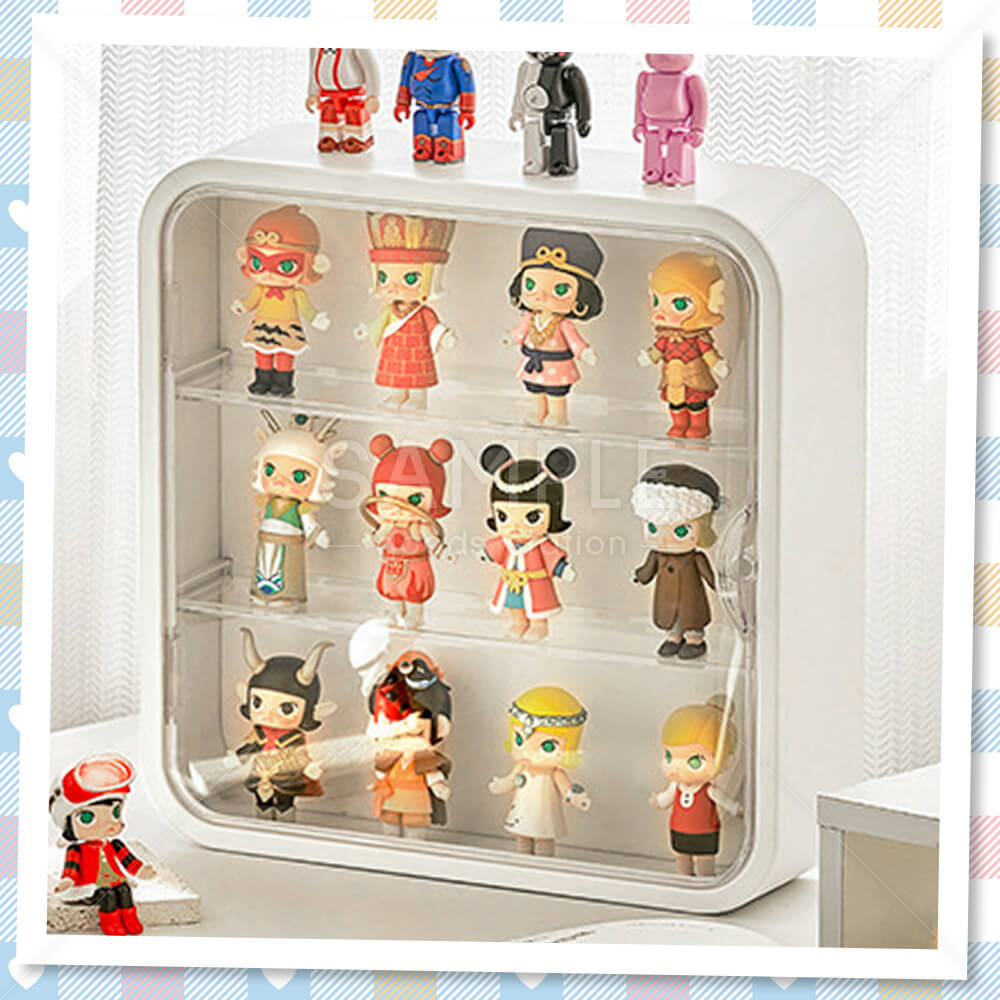 コレクションケース ディスプレイボックス 3段 壁掛け 透明扉