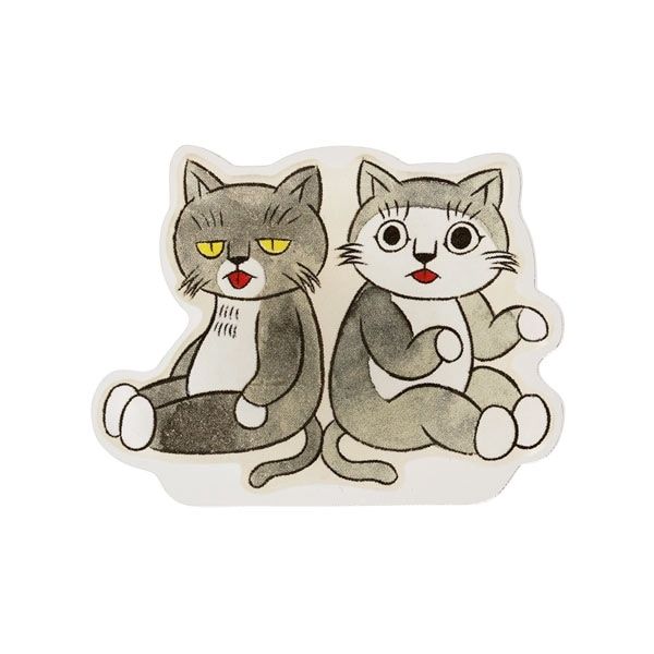 MOE 絵本雑貨店｜【MOE】アクリルクリップ(岡林ちひろ/石黒亜矢子「猫