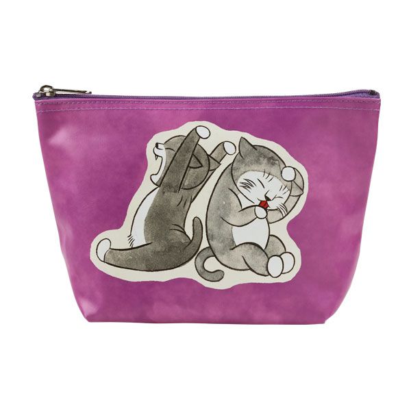 MOE 絵本雑貨店｜【MOE】舟形ポーチ(岡林ちひろ/石黒亜矢子「猫かるた