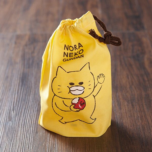 kodomoe shop｜【ノラネコぐんだん】コップ袋（りんご）｜ 白泉社公式