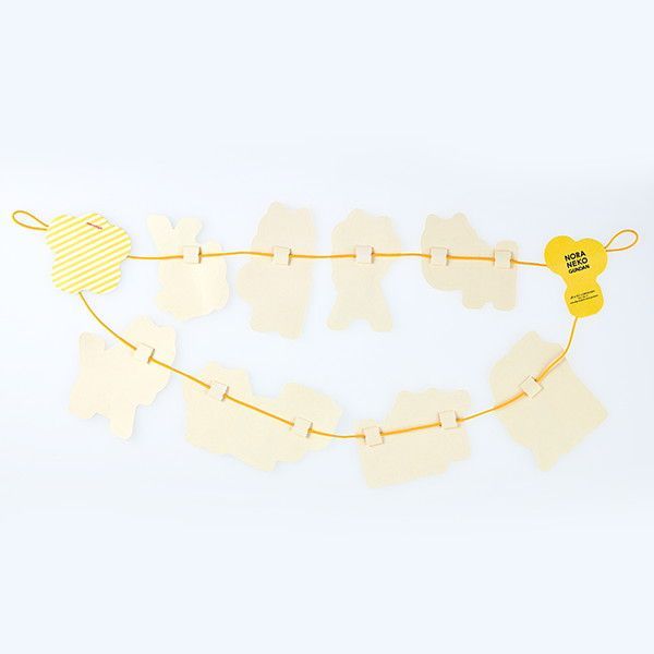 kodomoe shop｜【ノラネコぐんだん】ガーランドカード(バースデー