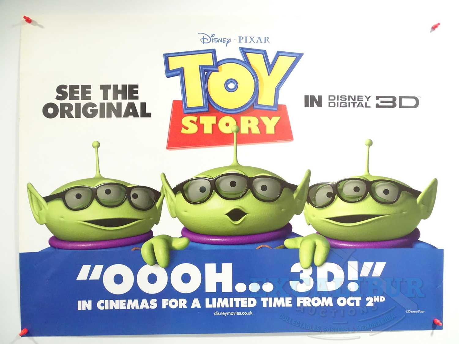 Lot 415 - TOY STORY (1995) - A UK quad film poster for