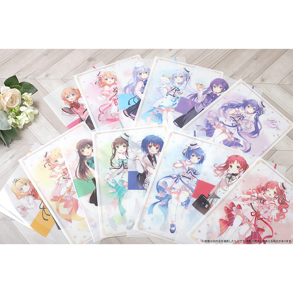 クリアファイルセット/リゼ | ご注文はうさぎですか？展 Café Lumière