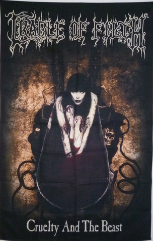 Cradle of Filth | Cruelty And The Beast Flag – Goddess.nl