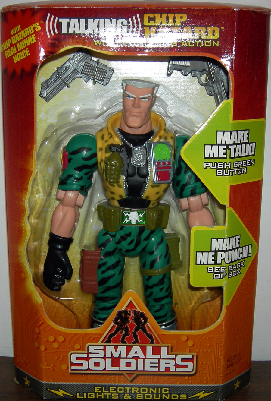 Chip Hazard Talking Figure 12 Inch Small Soldiers Kenner