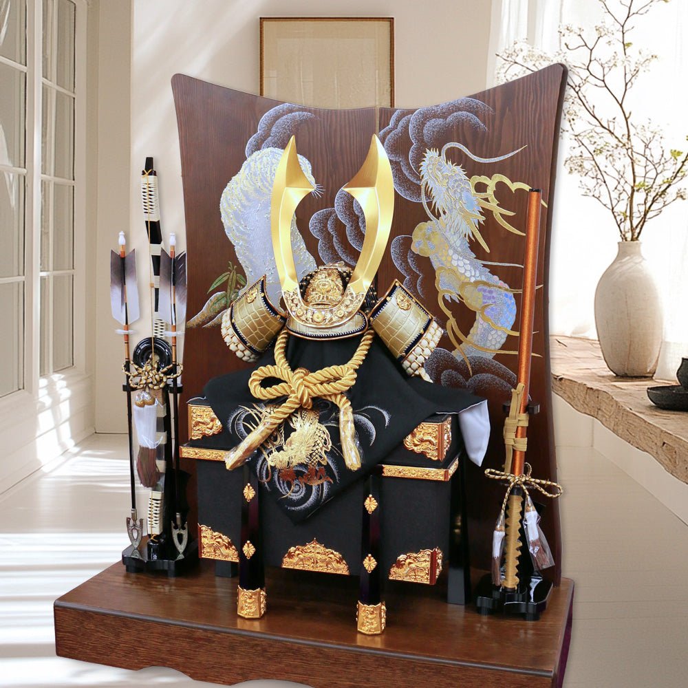 横幅85cm｜翠鳳作 本作り着用兜 斬｜おしゃれで斬新｜五月人形