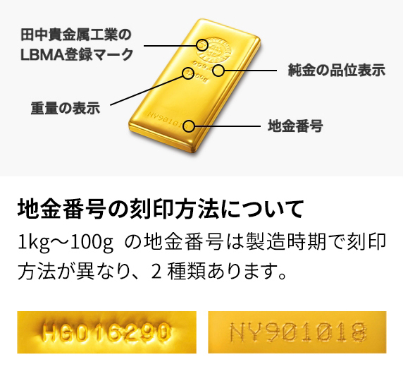 田中貴金属工業株式会社｜金地金