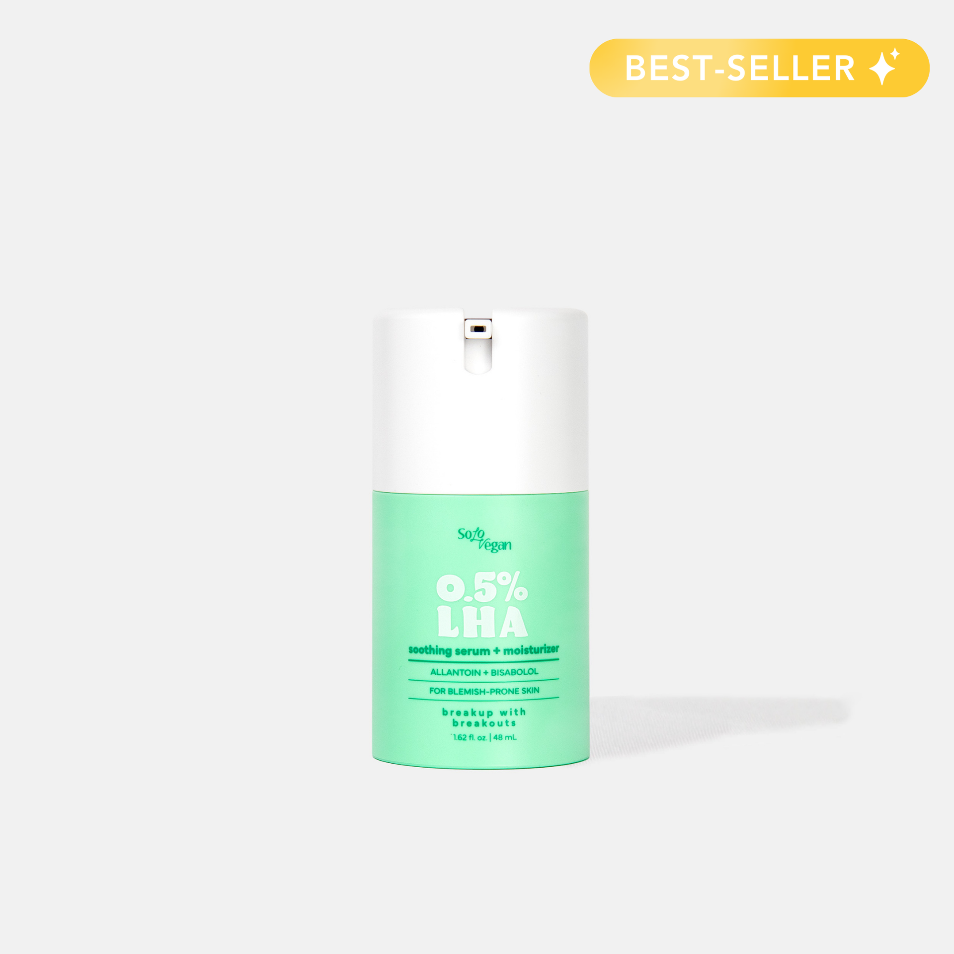 0.5% LHA Soothing Serum + Moisturizer – SoloVegan