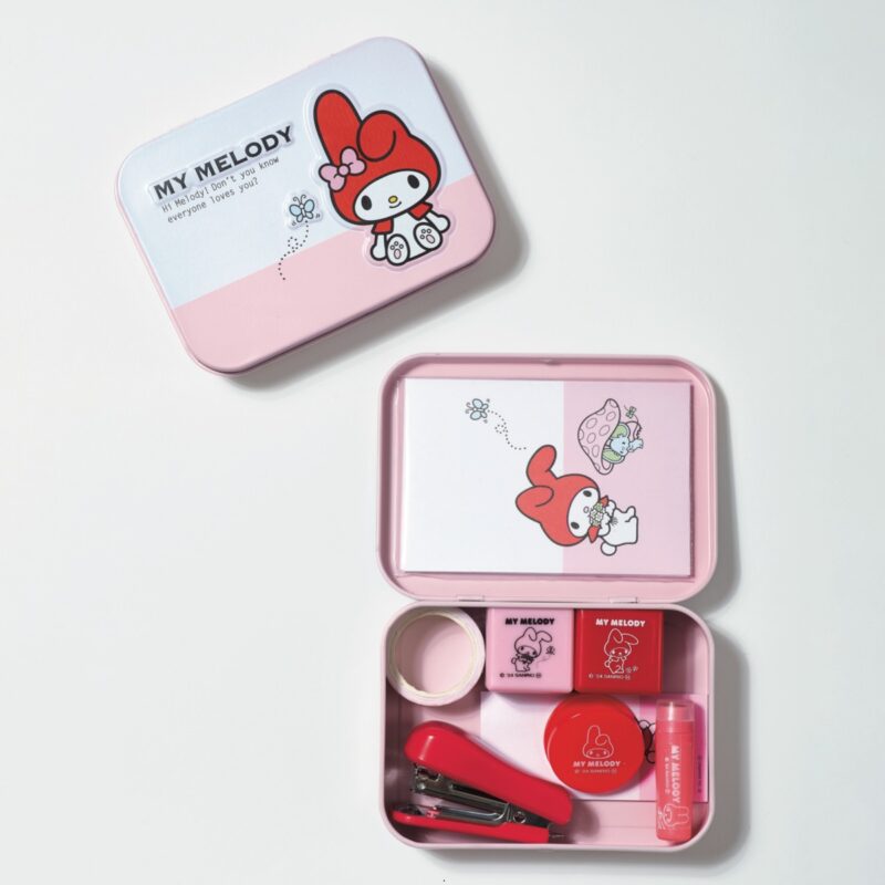 雑誌付録】赤ずきんの「マイメロディ」が可愛い、ミニ文具10点セットを