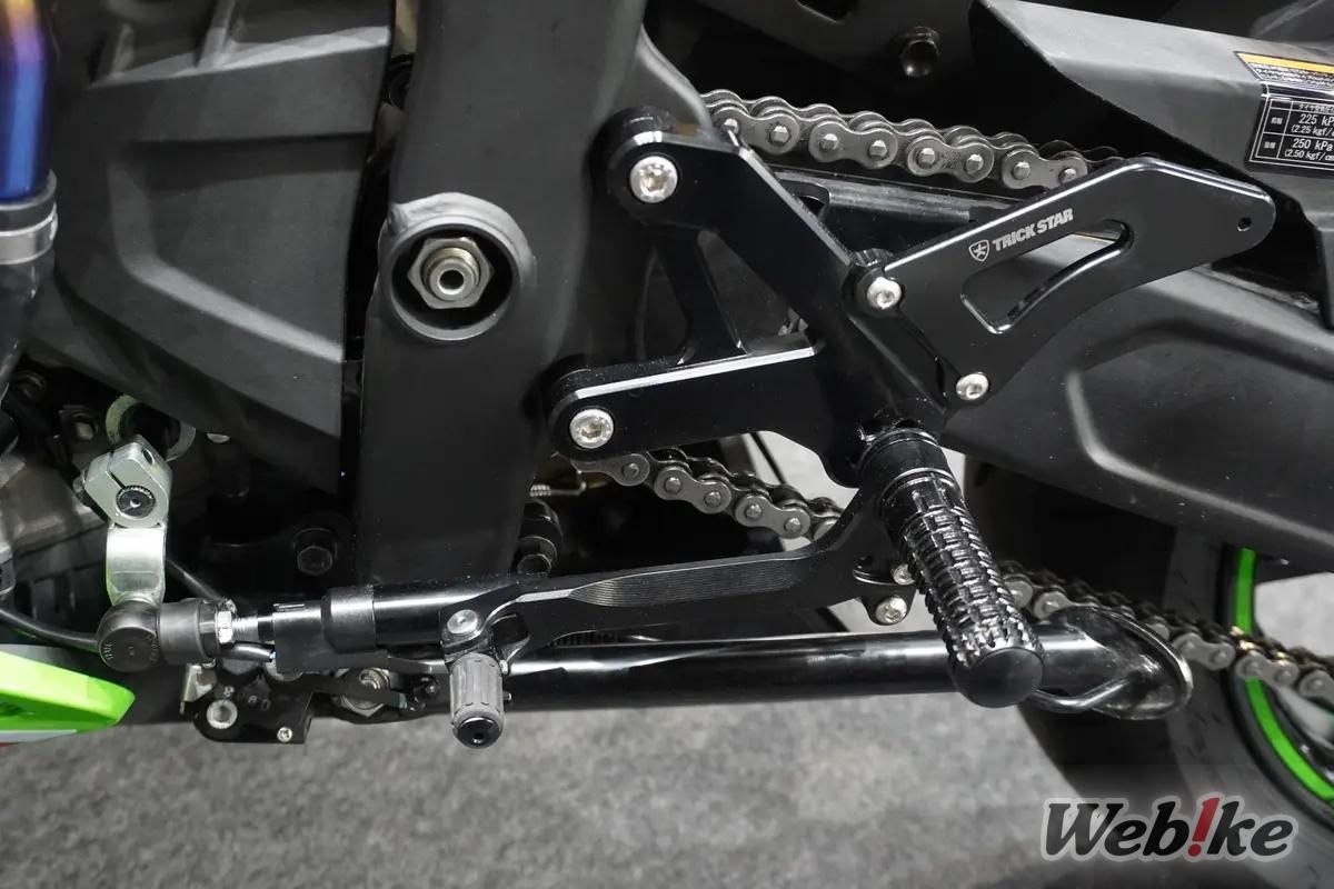 Motorradmesse 2024] Neue Teile von TRICK STAR verleihen der ZX-4RR