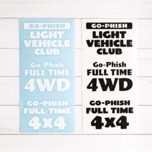 フルタイム4WDカッティングステッカー | Go-Phish