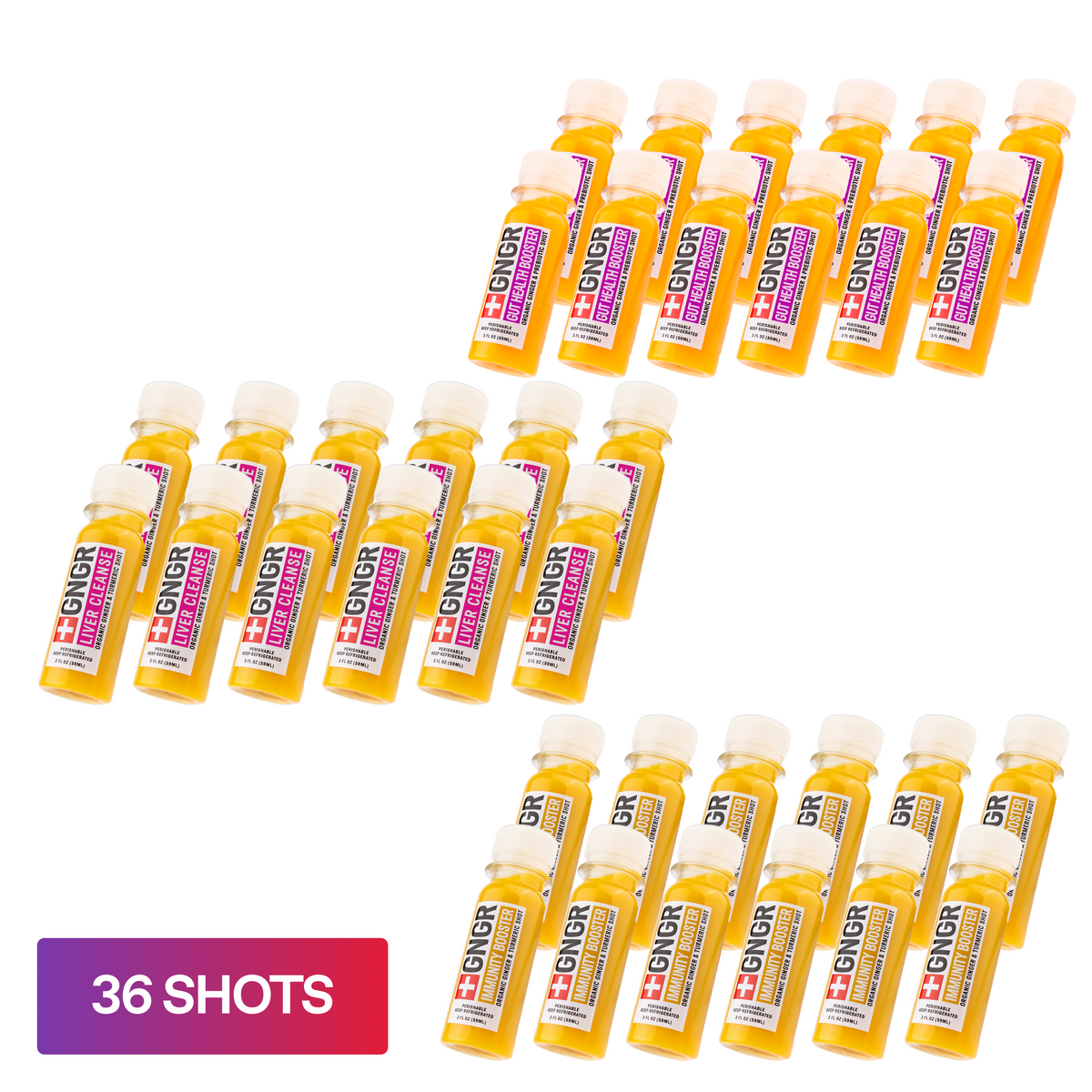 GNGR LABS - Gut Support Cleanse - 36 Shots