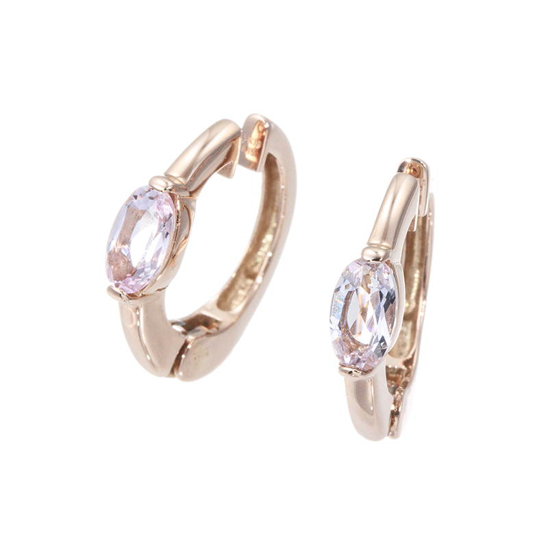 K18PG モルガナイト ピアリング MOR 約0.30ct ｜ JEWELRY SQUARE