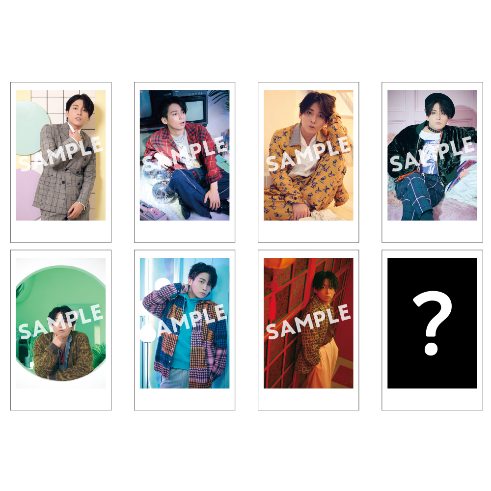 チェキ風カードくじ（7種＋シークレット1種） ※あたりは直筆サイン入り