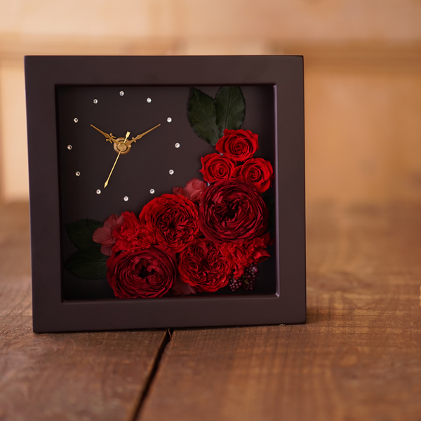 60-clock-1の通販・販売|プリザーブドフラワー|はギフトの【公式