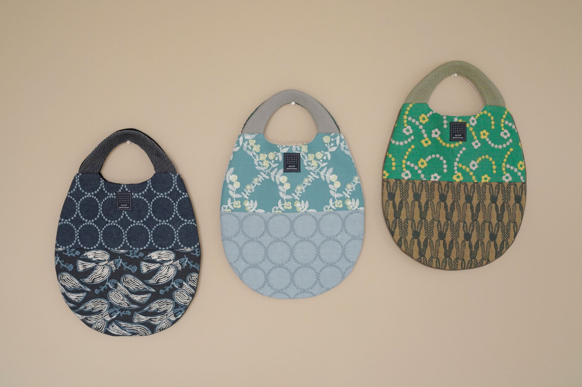 piece, egg bag、piece, cookie 発売のお知らせ。5月3日～ - minä perhonen