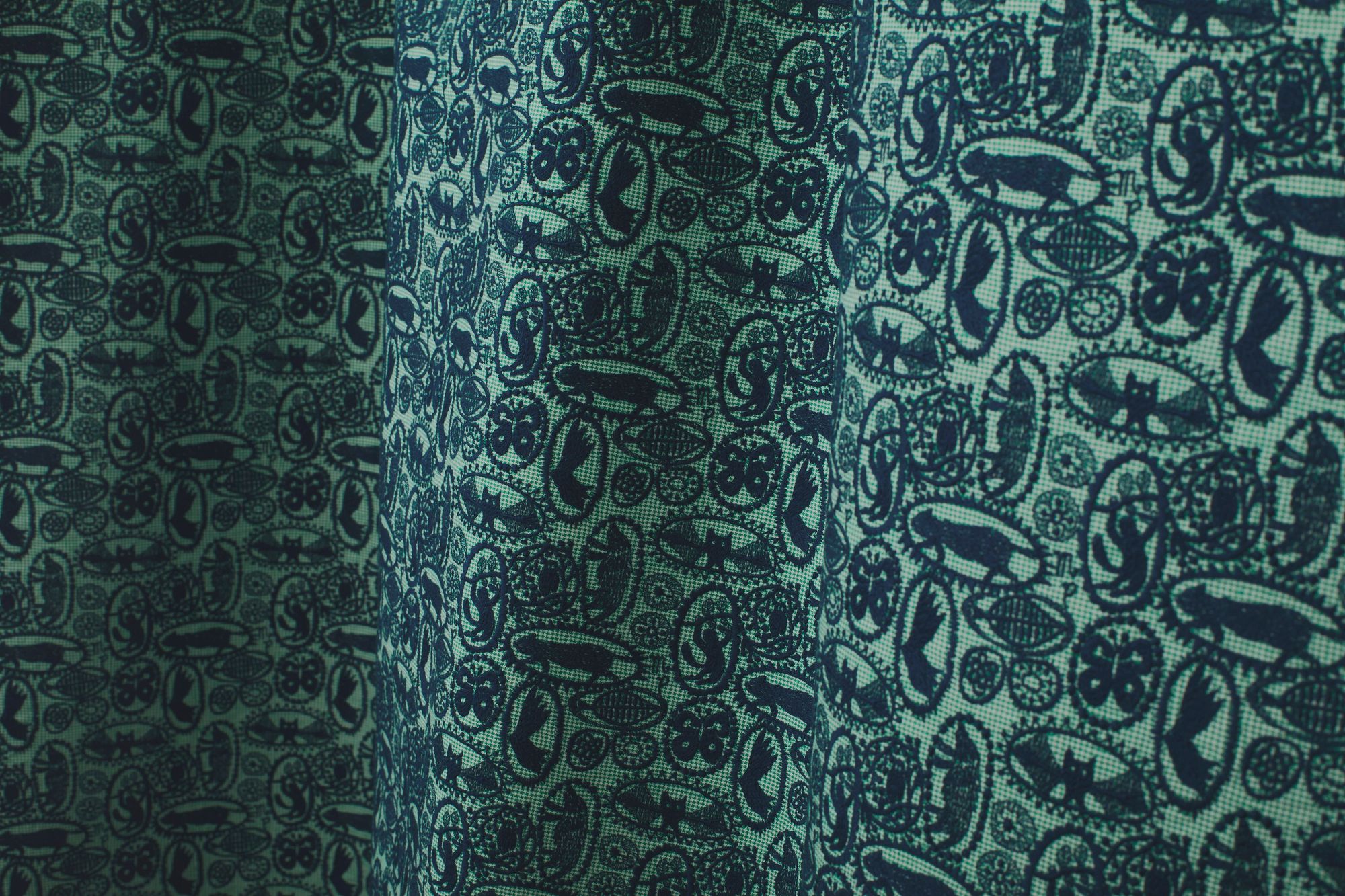 jungle relief ファブリック - minä perhonen