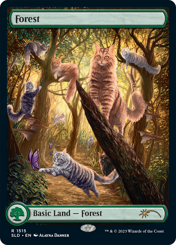 Forest (1515) [Secret Lair Commander Deck: Raining Cats and Dogs