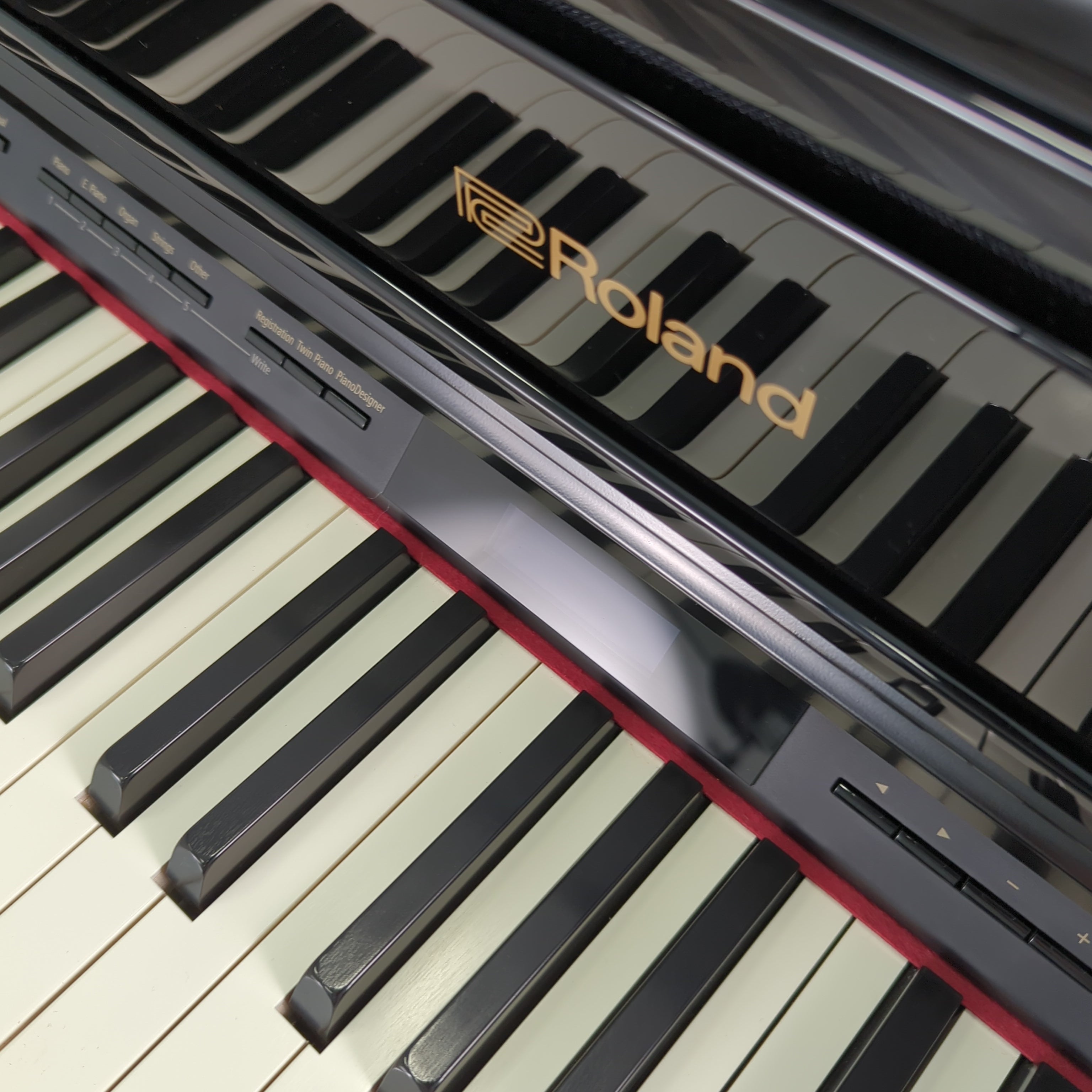 Roland GP607 - Polished Ebony – Graves Piano