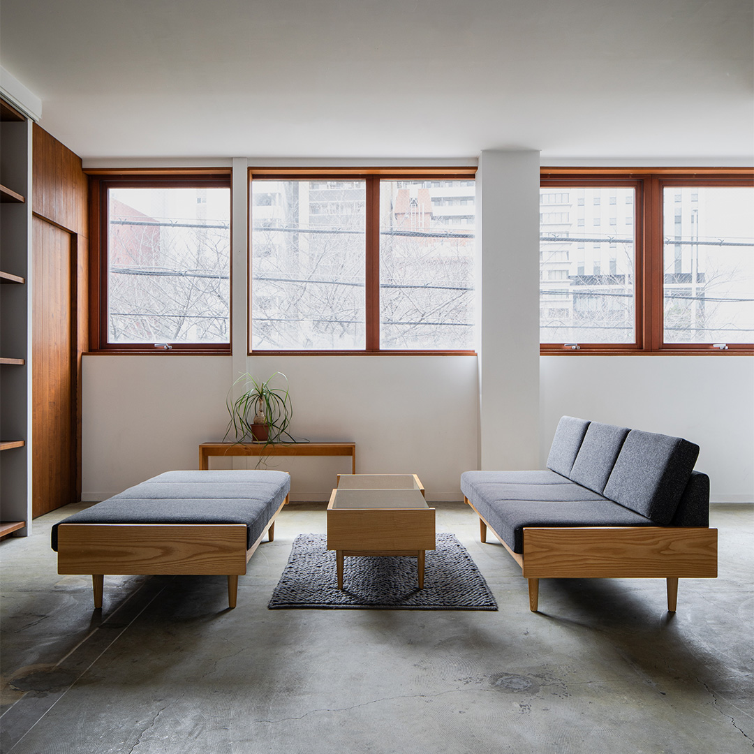 Day Bed Sofa L［デイベッドソファ L］｜3人掛けソファ3シーター｜ad