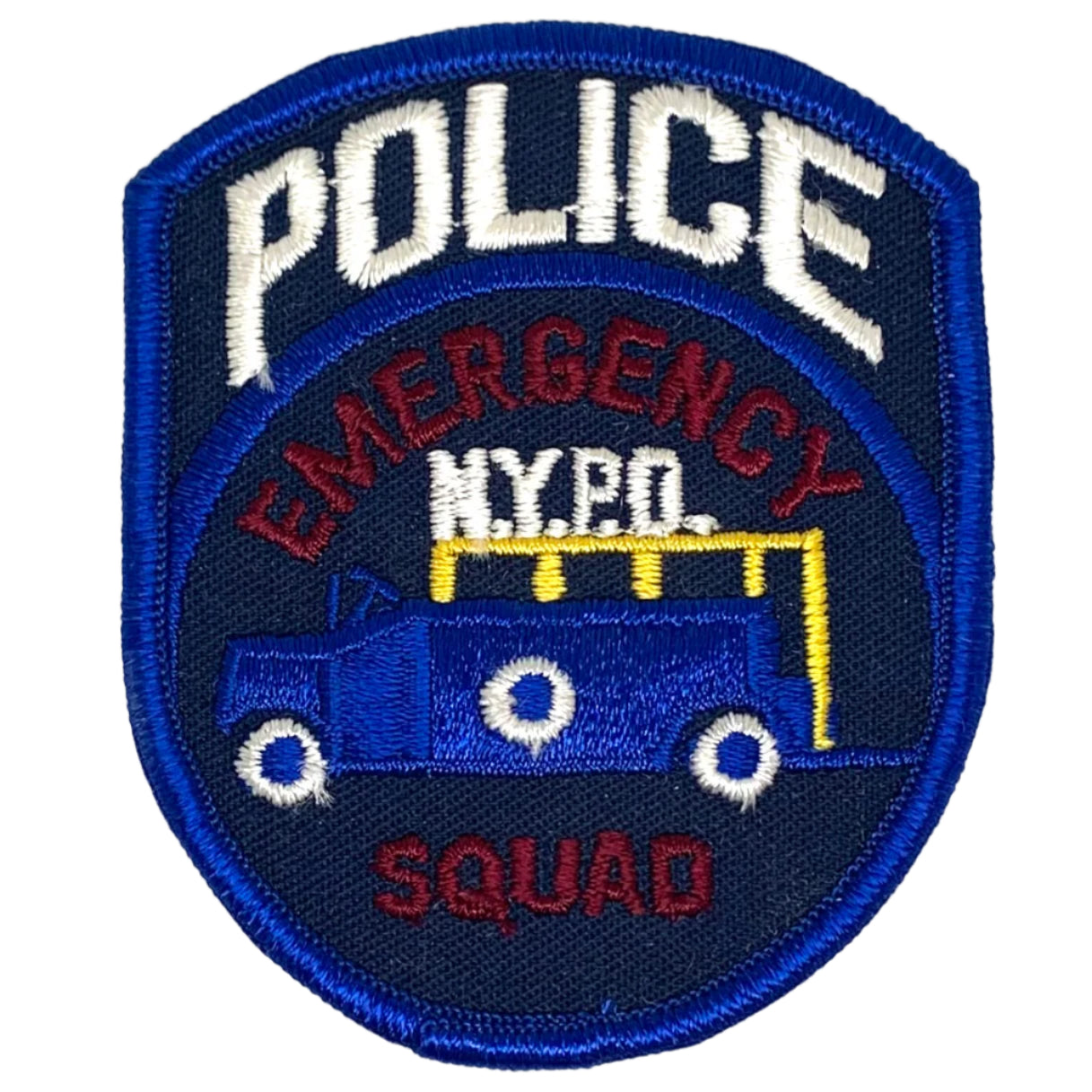 NYPD Emergency Squad Patch – GRANDPOPSARMYNAVY