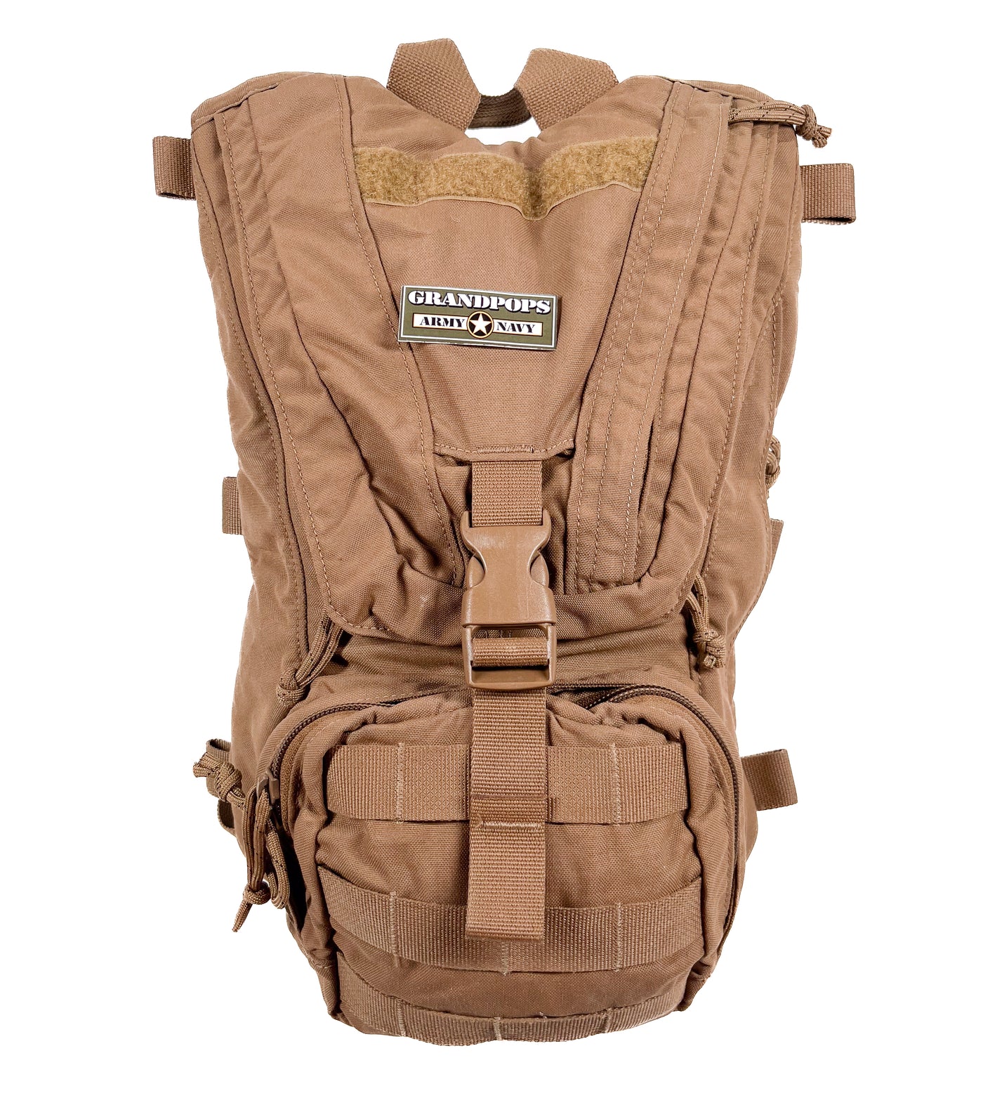 USMC Coyote Brown FILBE 100oz Hydration Pack USED – GRANDPOPSARMYNAVY