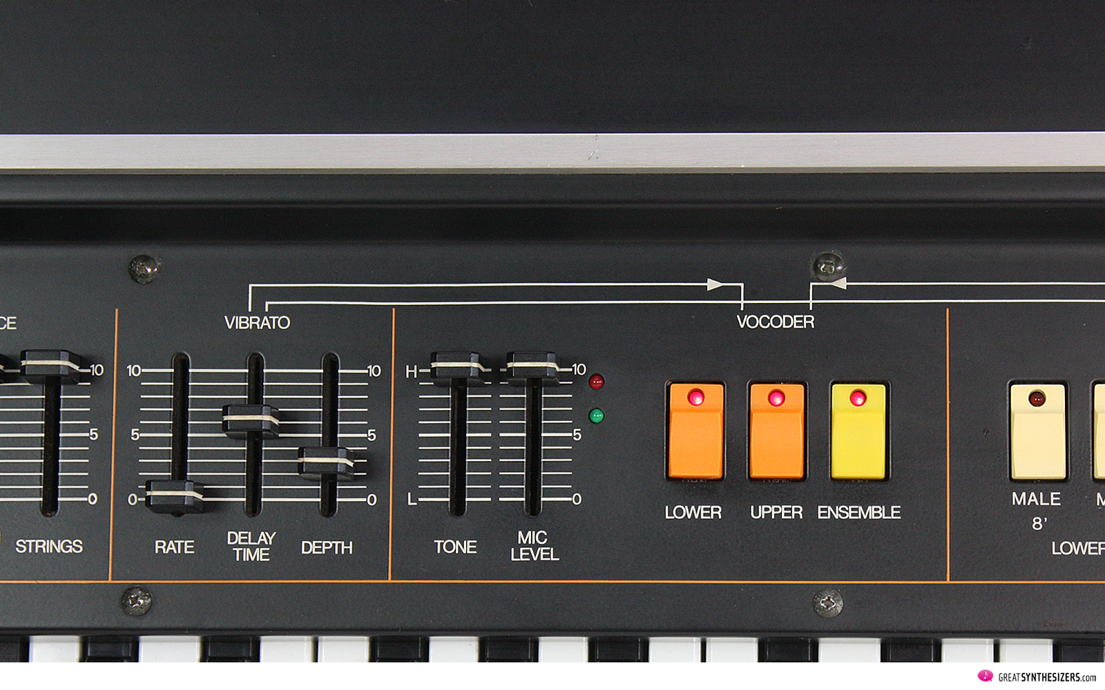 Roland VP-330 - figurehead of the Vocoder Hype - GreatSynthesizers