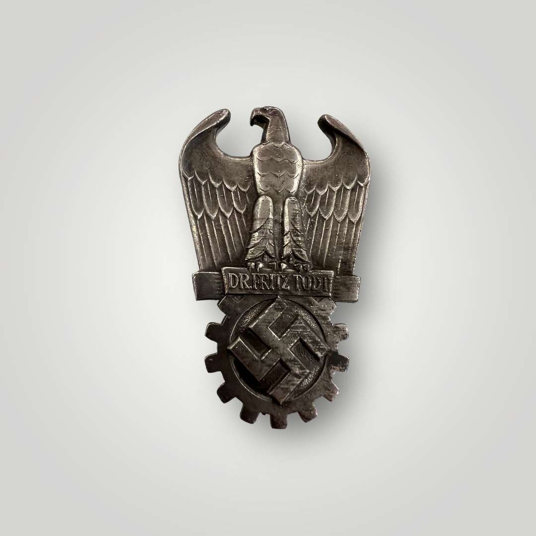 Dr. Fritz Todt Prize In silver 1st Model I WW2 German Decorations
