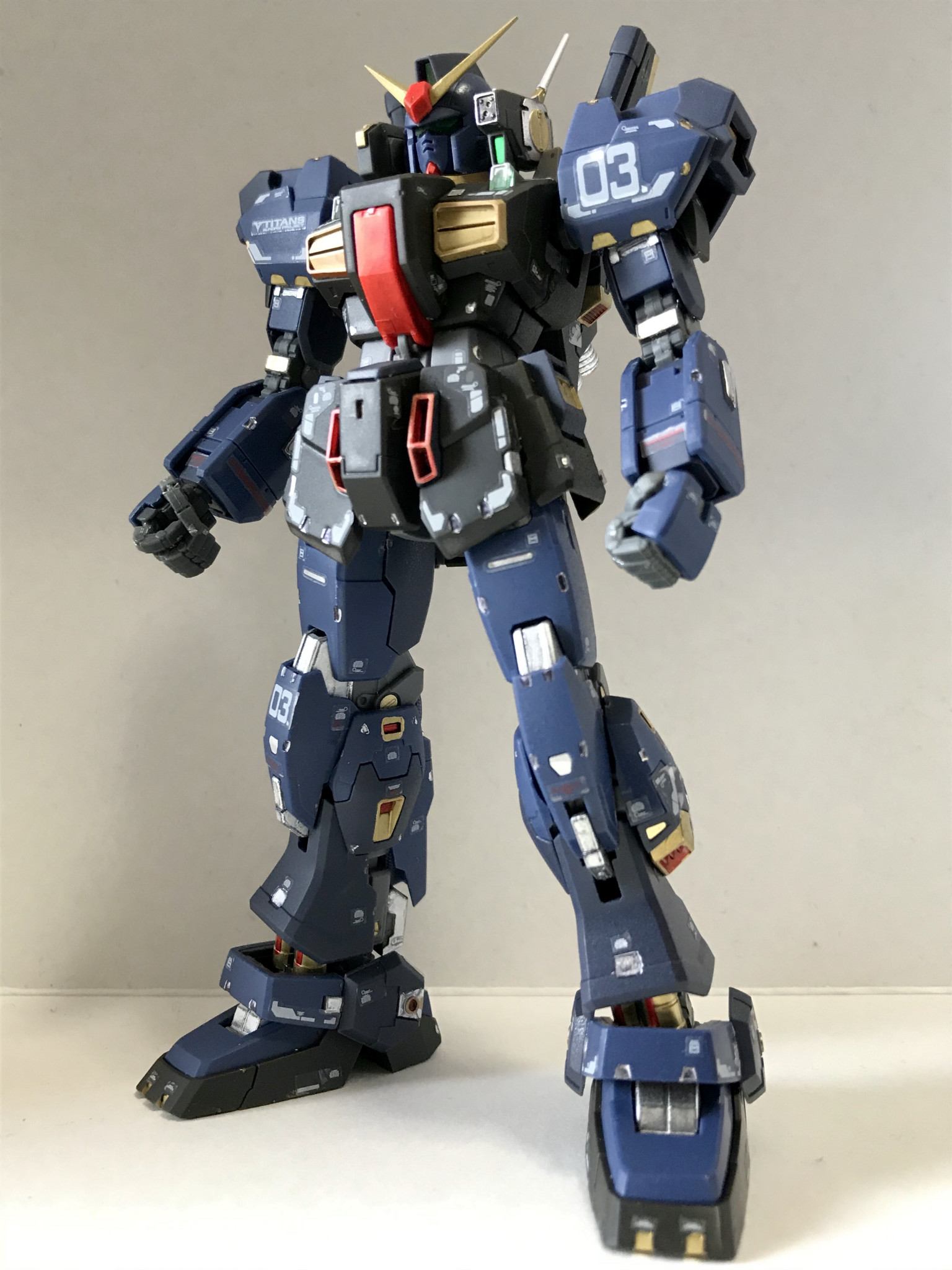 RG ガンダムMk-II ティターンズ仕様（改修）｜mkokuさんのガンプラ作品