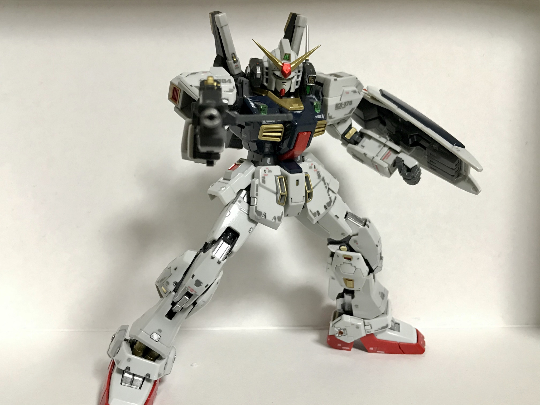 RG ガンダムMk-II エゥーゴ仕様（改修）｜mkokuさんのガンプラ作品