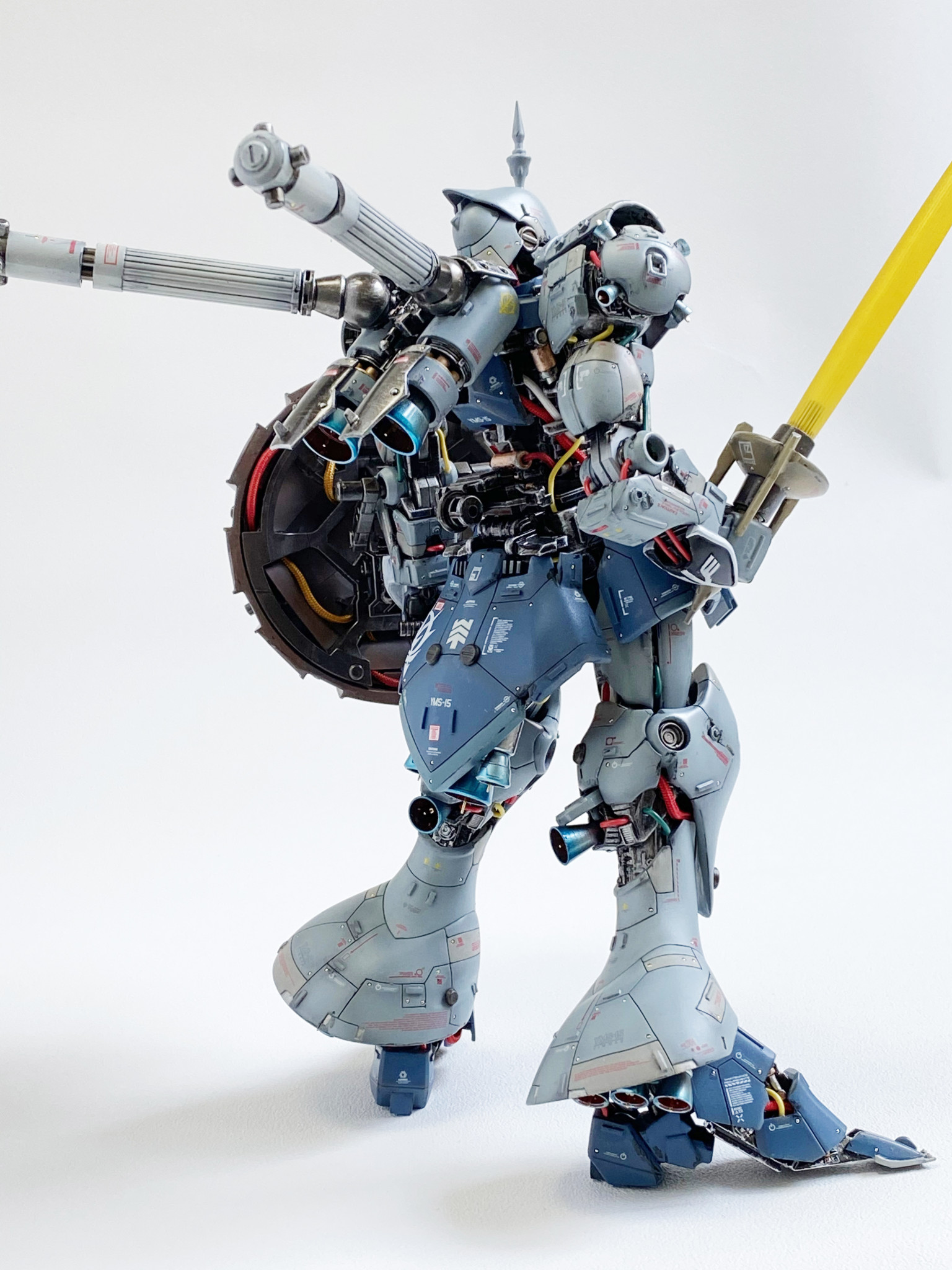 MG 1/100 YMS-15 GYAN feat.TOSAHIN｜しんきちさんのガンプラ作品