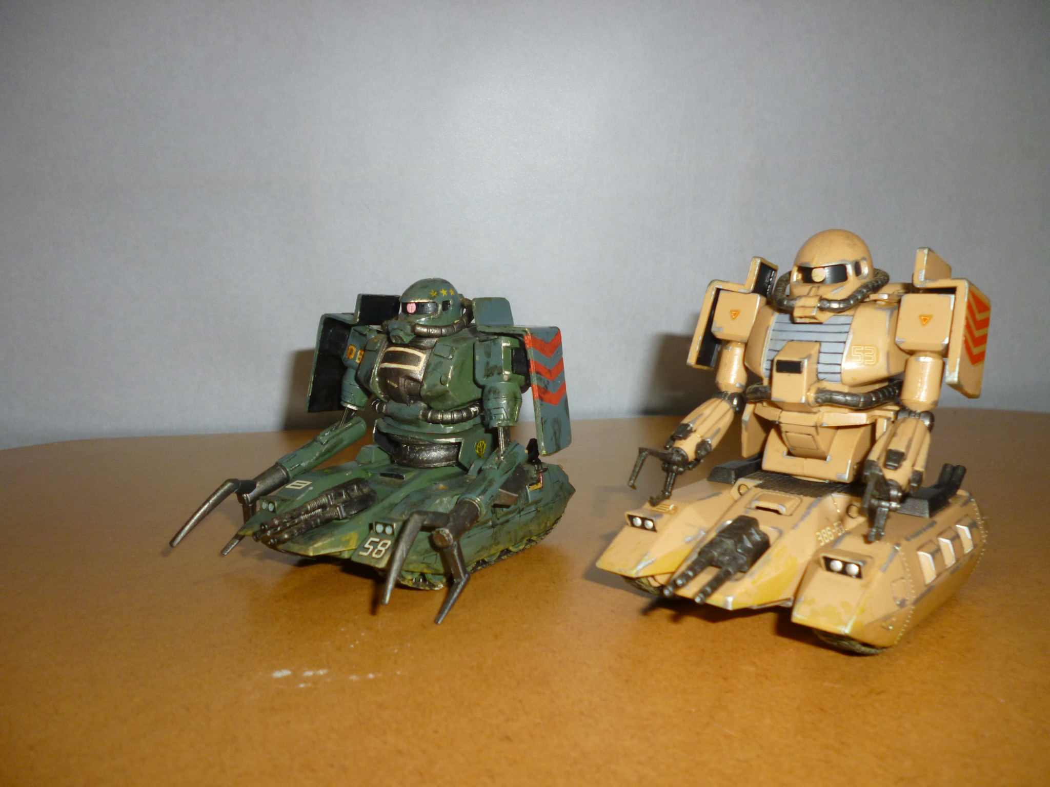 MSV ザクタンク 塗装完成品 ジオラマ台座付き 安いザク ジオラマの通販