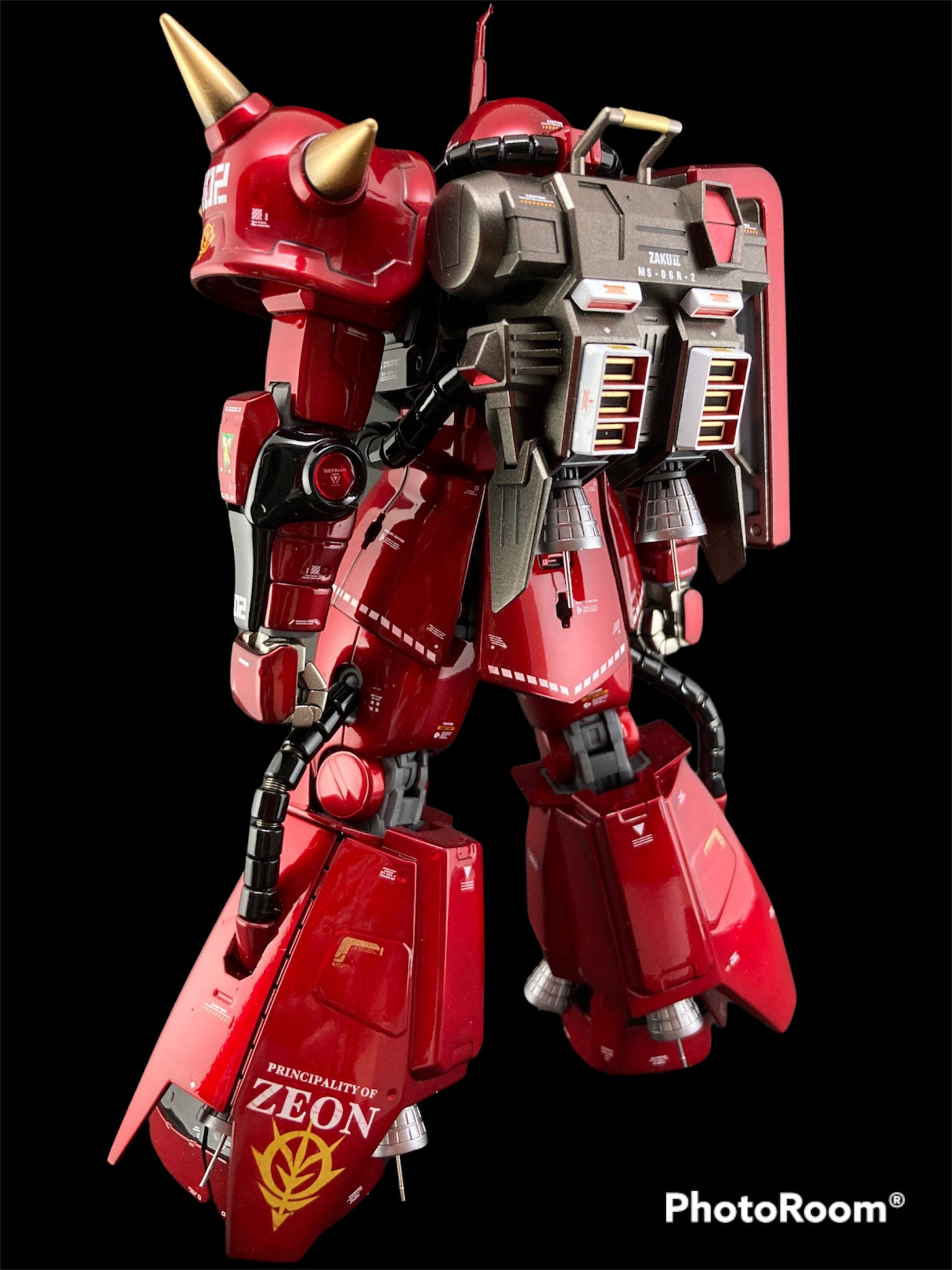 MG ジョニーライデン専用高機動型ザクⅡ｜初音ザクさんのガンプラ作品