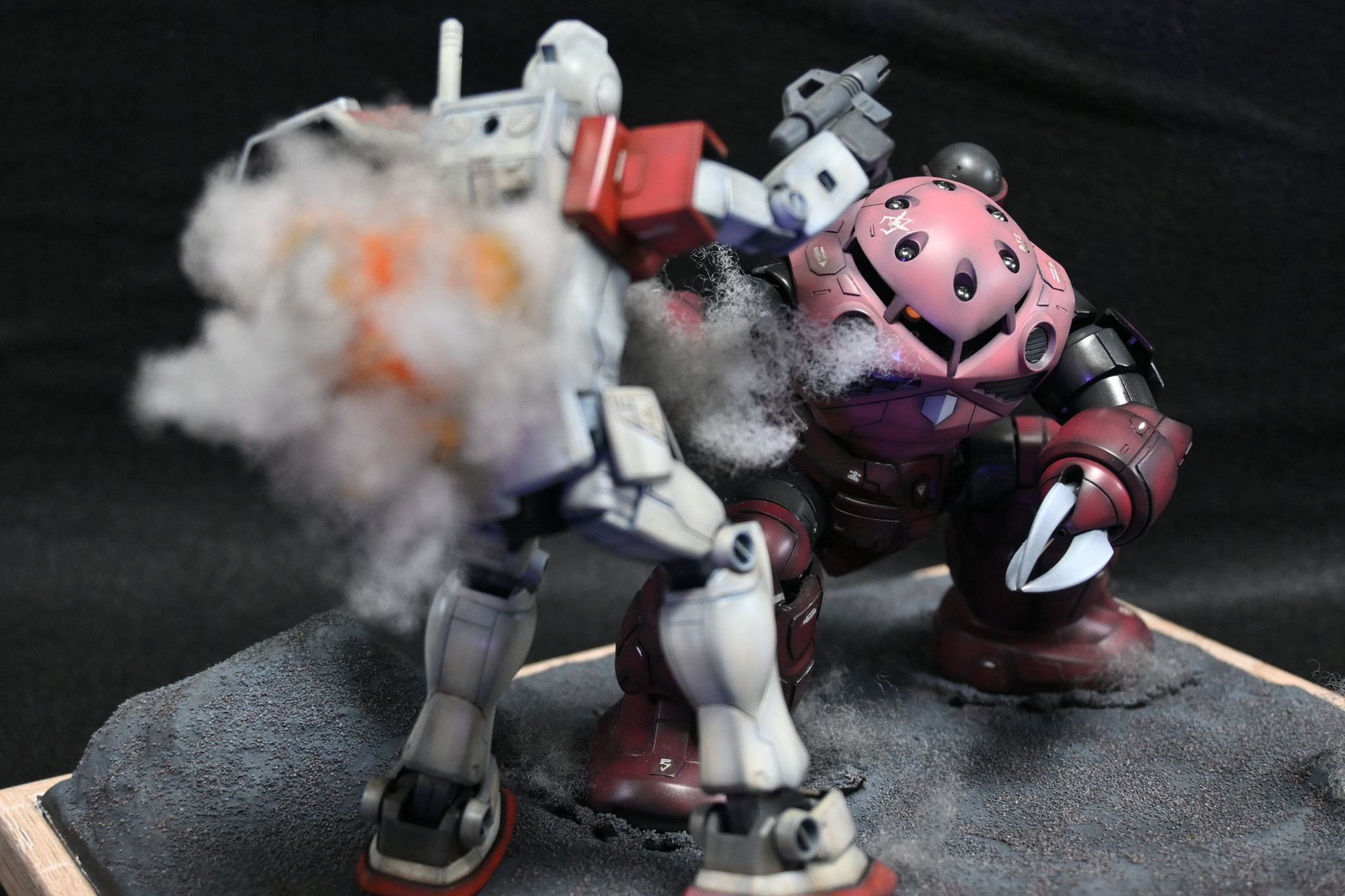 ジャブローに散る! MSM-07S Z'GOK(シャア専用ズゴック) RGM-79 GM