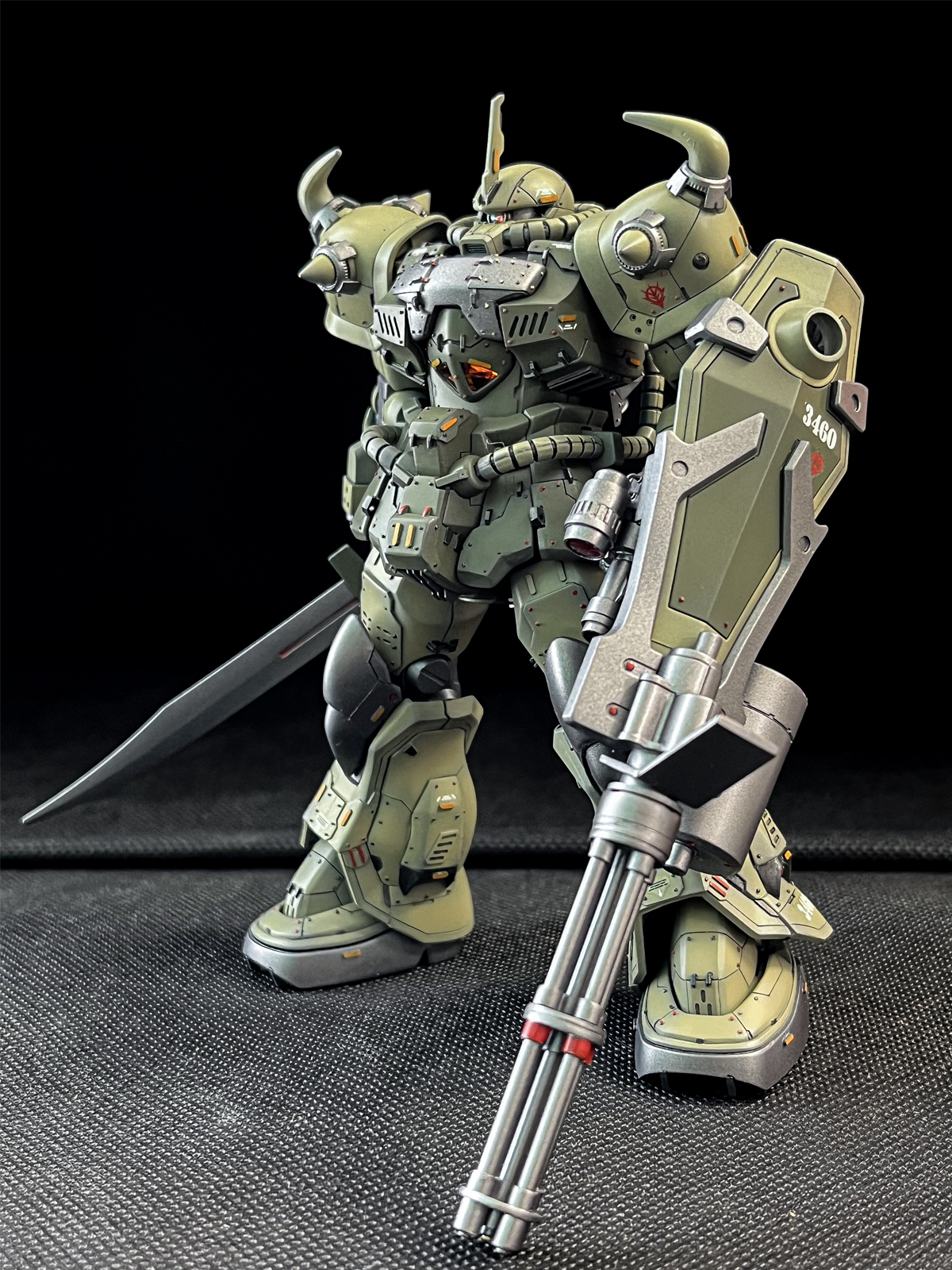 HGUC 1/144 グフカスタム MS-07B3｜black🇯🇵さんのガンプラ作品