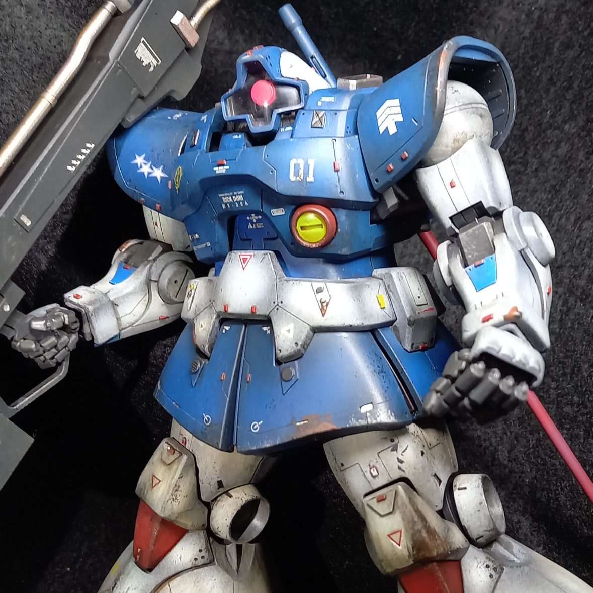 MG リック・ドム 瀧川カラー汚し塗装｜@feiru777さんのガンプラ作品