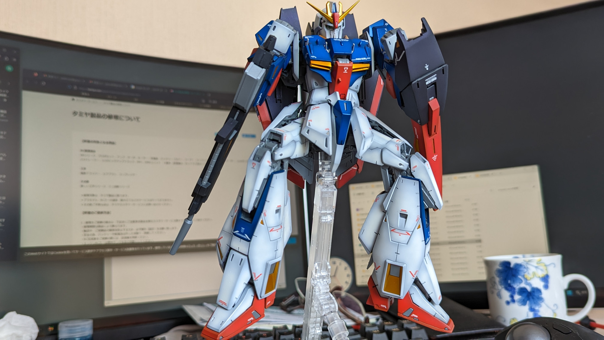 MG Zガンダム Ver.Ka｜Nedelさんのガンプラ作品｜GUNSTA（ガンスタ）