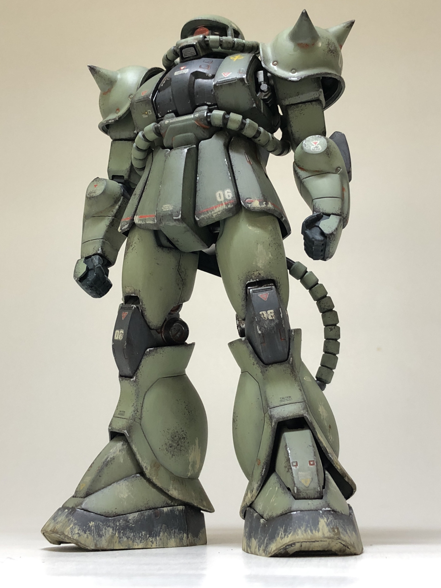 MG 1/100 MS-06ザクII Ver.1.0改 MS-06J量産型ザク｜tako-yamaさんの